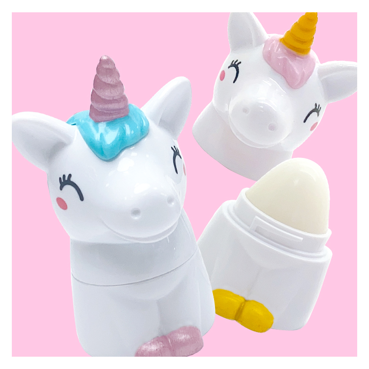 C5515 mini unicorn lip balm